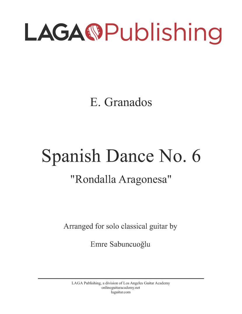LAGA-Publishing-Granados-Spanish-Dance-6-Score-and-Tab