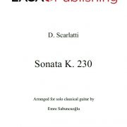 LAGA-Publishing-Scarlatti-Sonata-K-230