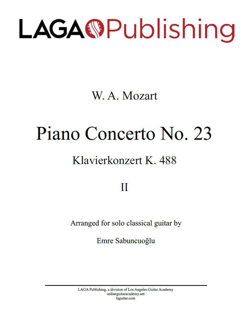 Piano Concerto No. 23 -II- W. A. Mozart